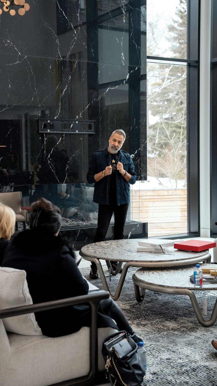 Peter Torkan teaching the Luxe Listing Mastery system to a private group of luxury real estate agents in Toronto